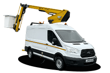 White 3.5T Cherry Picker with 12.5M Reach